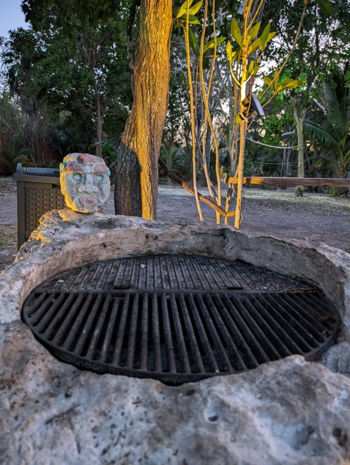 Hermosa Cabaña Caribeña en la Laguna de Bacalar Exterior foto